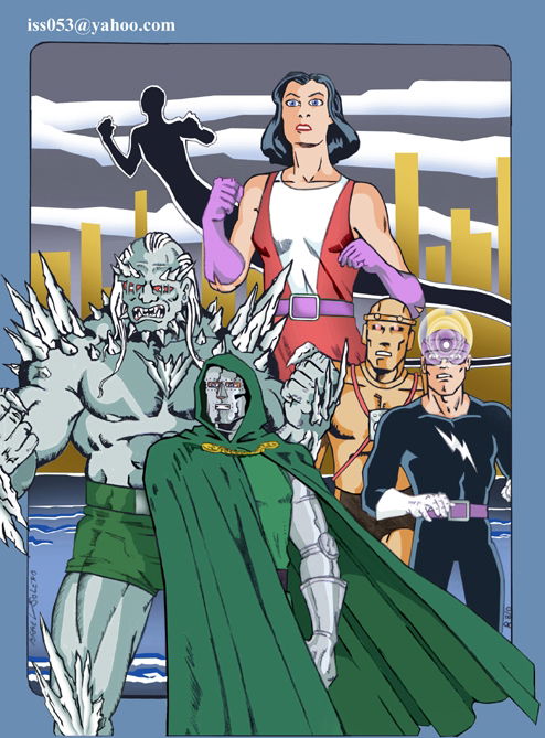 Doomsday, Doctor Doom & The Doom Patrol (clr), In Israel Algarin, S's 