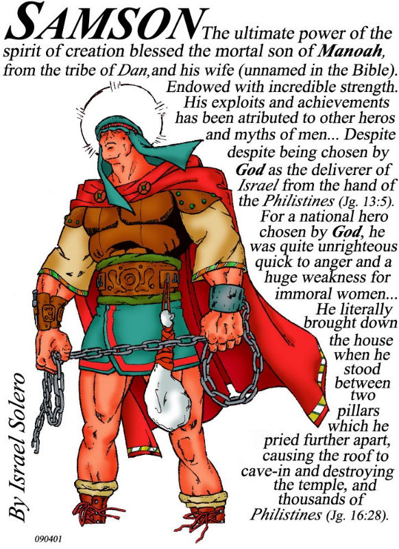 Bible Character Card: Manoah