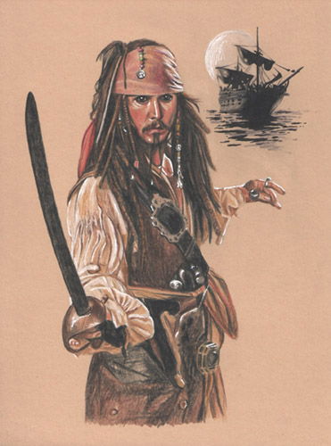 Jack Sparrow By Jack Redd In Ray Blancos Captain Jack Sparrow Comic Art Gallery Room 0699