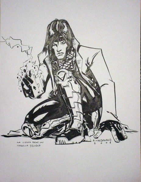 andy macdonald gambit, in ray blanco's andy macdonald Comic Art Gallery ...