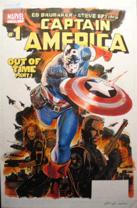 Captain America #1 Vol.5 Recreation, In Tim Molloy's Cover Recreations ...