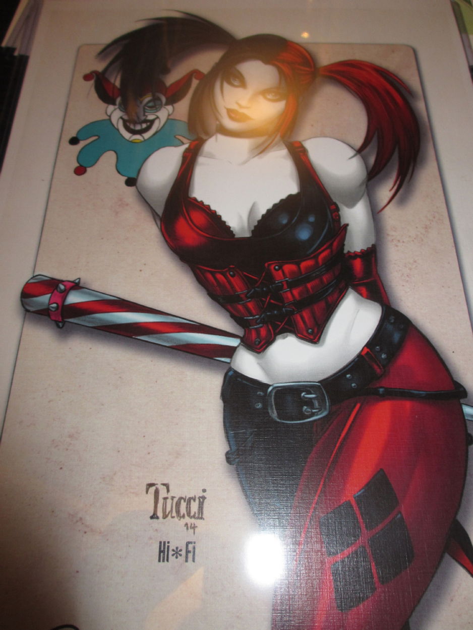 Harley Quinn By Bill Tucci Signed In Samuel Amiets Prints Comic Art Gallery Room 