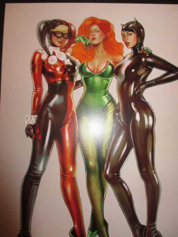 Dc Girls By Fetish Ginkgo Signed In Samuel Amiets Prints Comic Art Gallery Room 