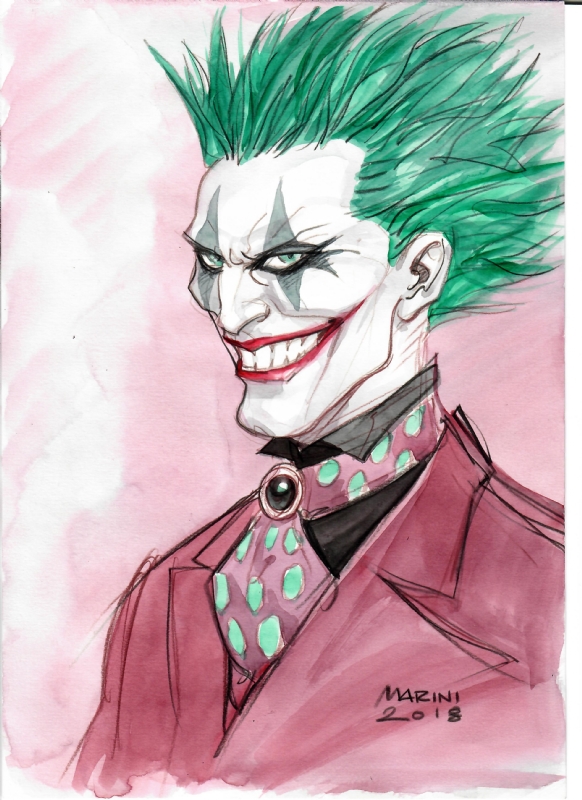 The Joker by Enrico Marini, in samuel amiet's commissions Comic Art ...