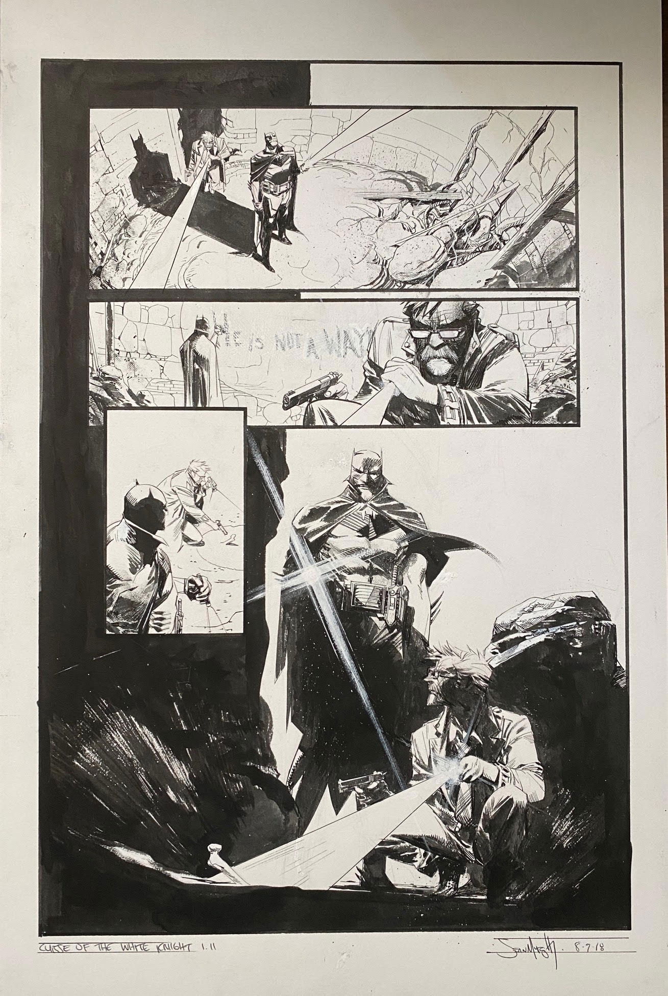 Sean Murphy Shares B+W Preview Pages For Batman: Curse Of The