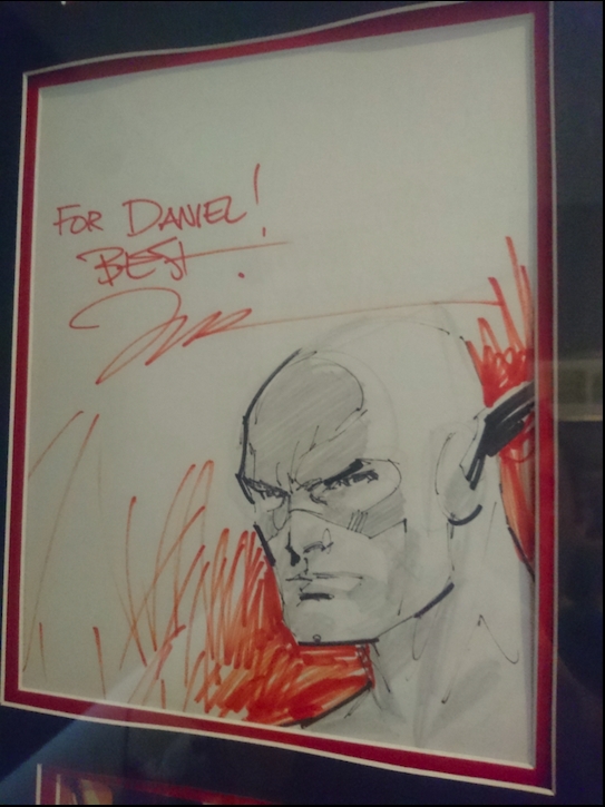 Jim Lee Flash Sketch, in Daredevil david's My Artwork Comic Art Gallery Room