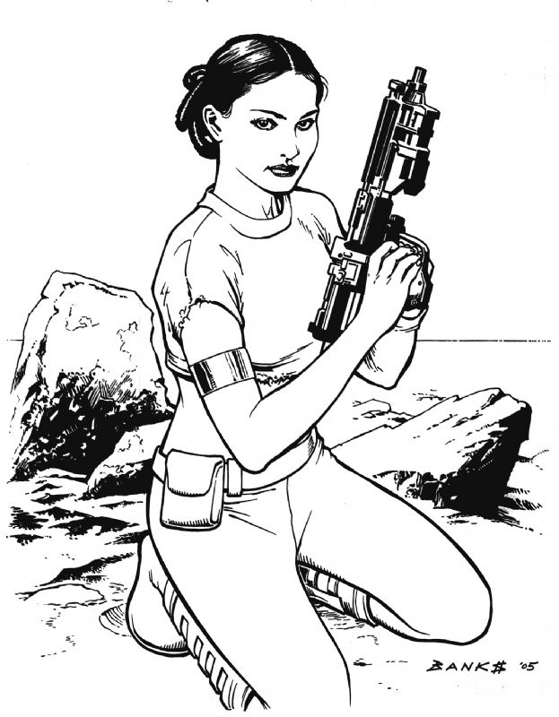 Star Wars: Princess Amidala, in Darryl Banks's Commission Art Comic Art ...