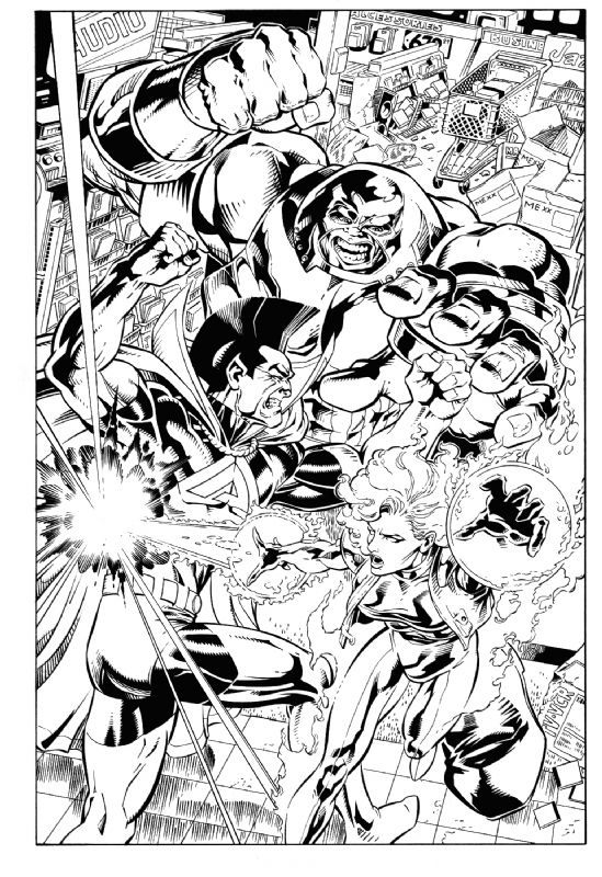 Unstoppable Juggernaut, in Darryl Banks's Published Artwork Comic Art ...