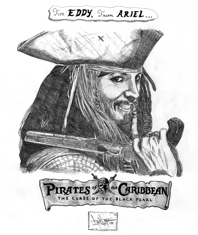 How To Draw Pirates Of The Caribbean Step by Step Drawing Guide by Dawn   DragoArt