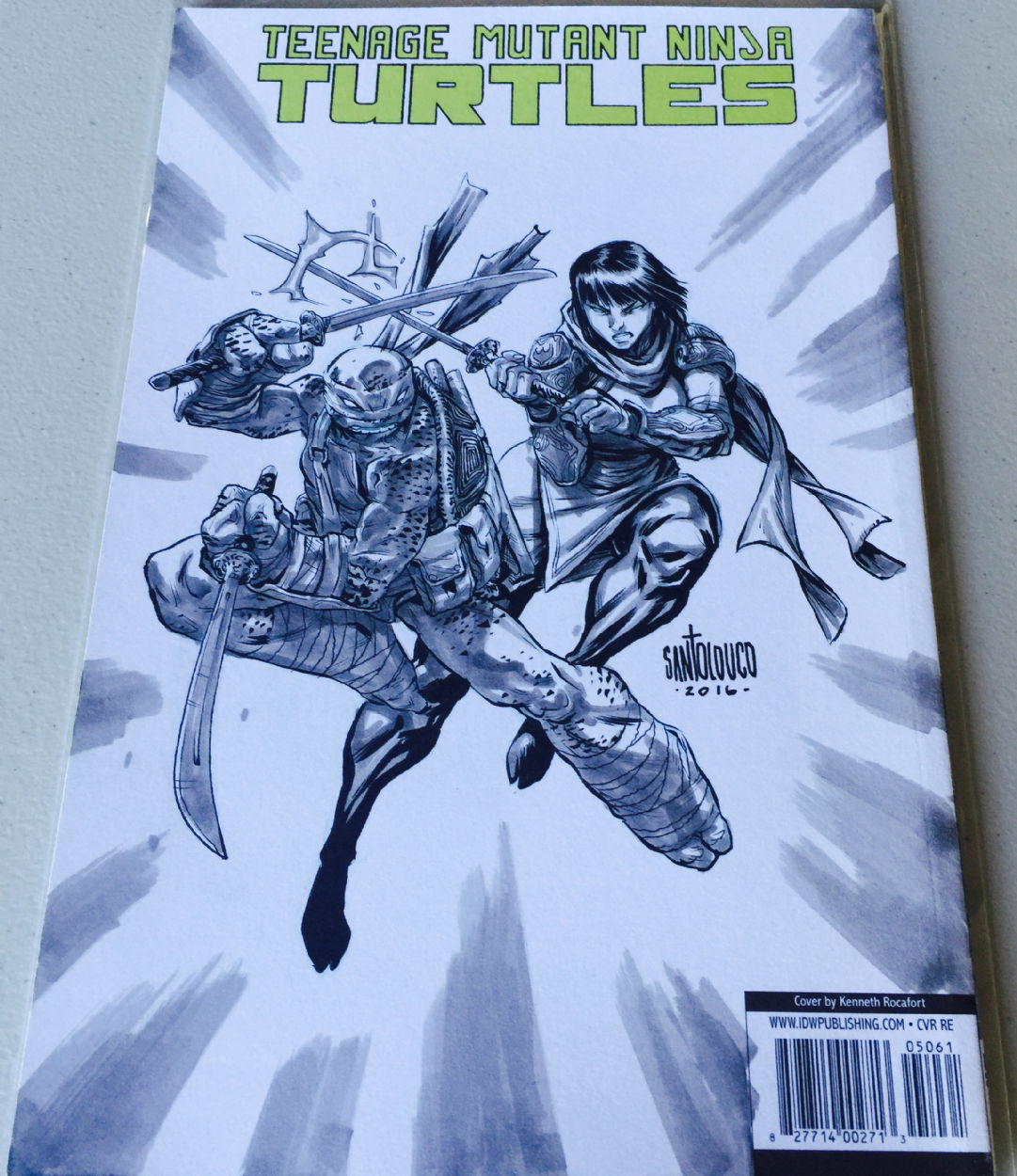 IDW TMNT 50 Mateus Santolouco Original Sketch Cover, in Elias Panos's ...