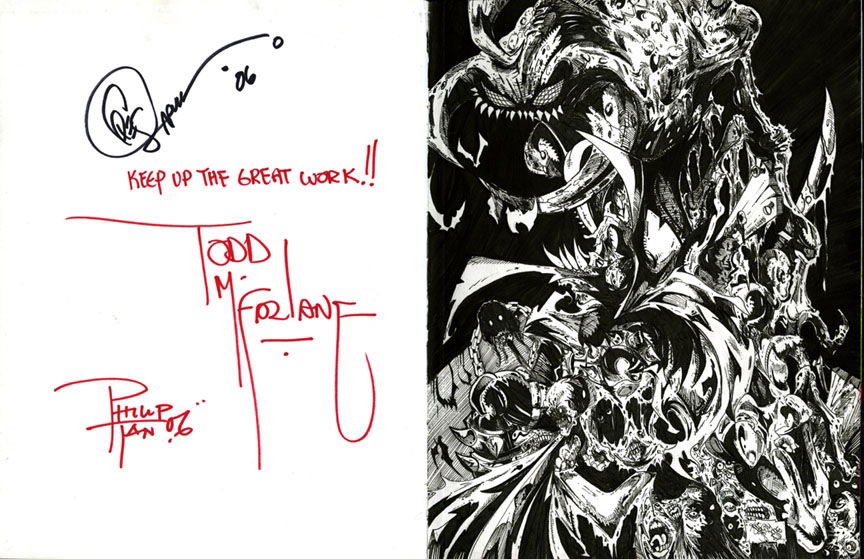 todd mcfarlane signed spawn