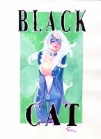 Joe Pekar - Black Cat, Comic Art