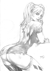 Harley Quinn, Comic Art