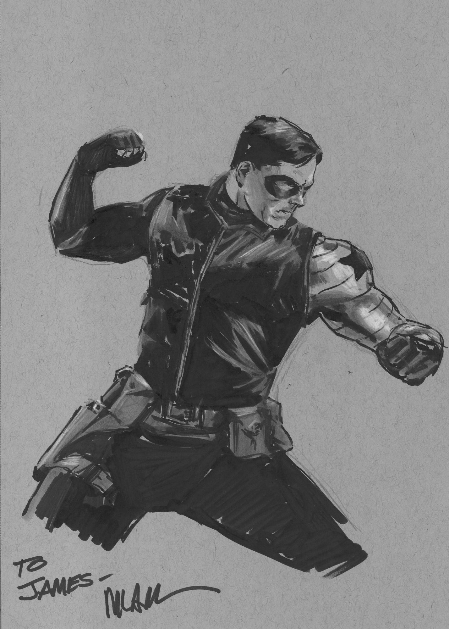 Winter Soldier by Michael Lark, in Burke Daddy's Captain America Comic ...