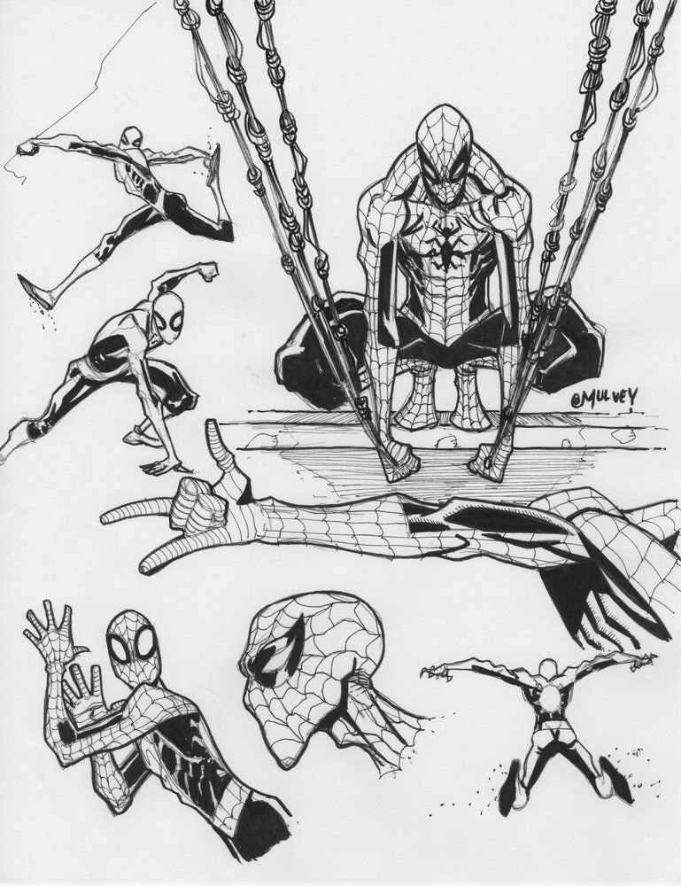 Spider-Man by Joe Mulvey , in Burke Daddy's Spider-Man Comic Art ...