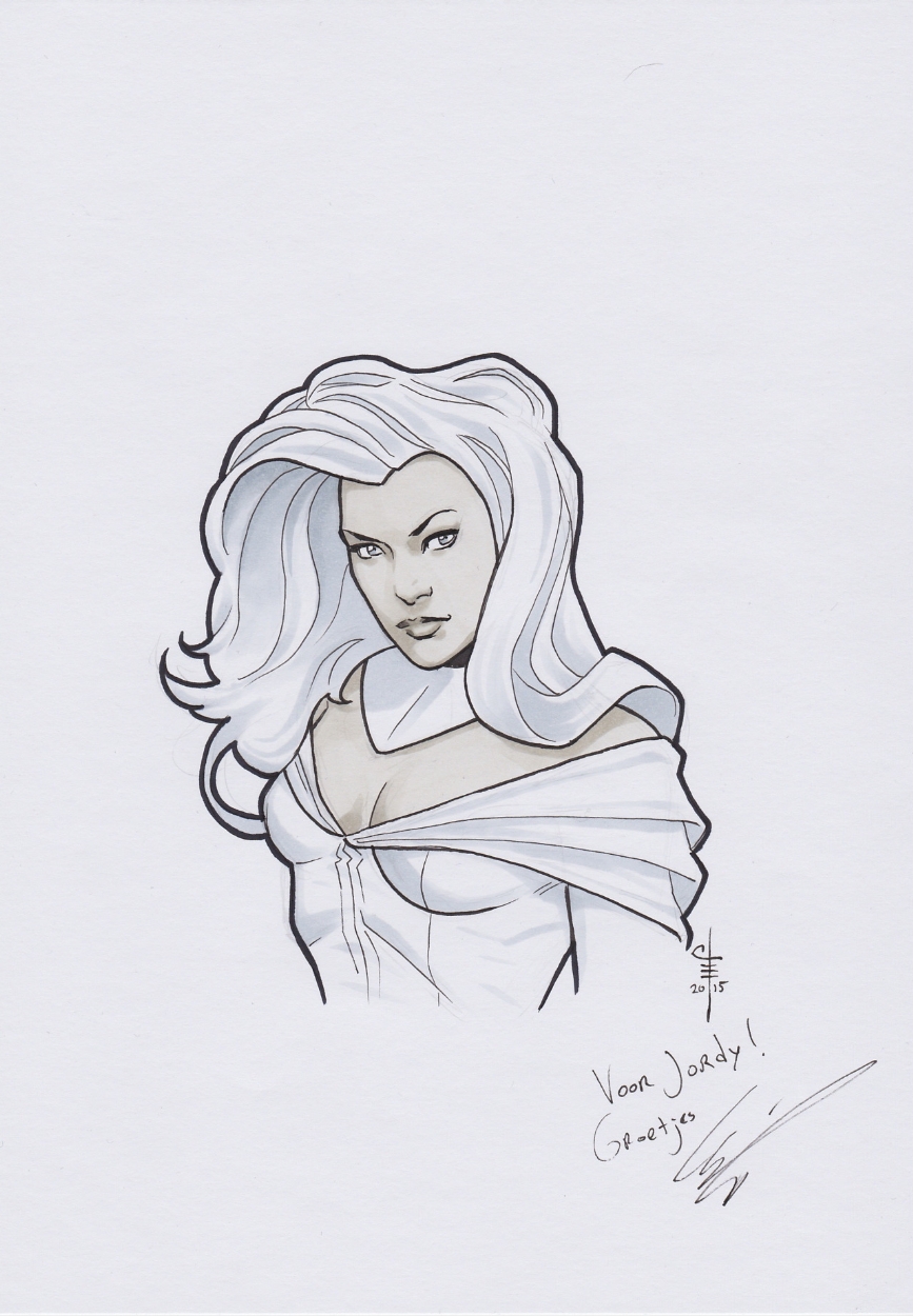 Emma Frost by Chris Evenhuis, in Jordy Cordier's X-Men Comic Art ...