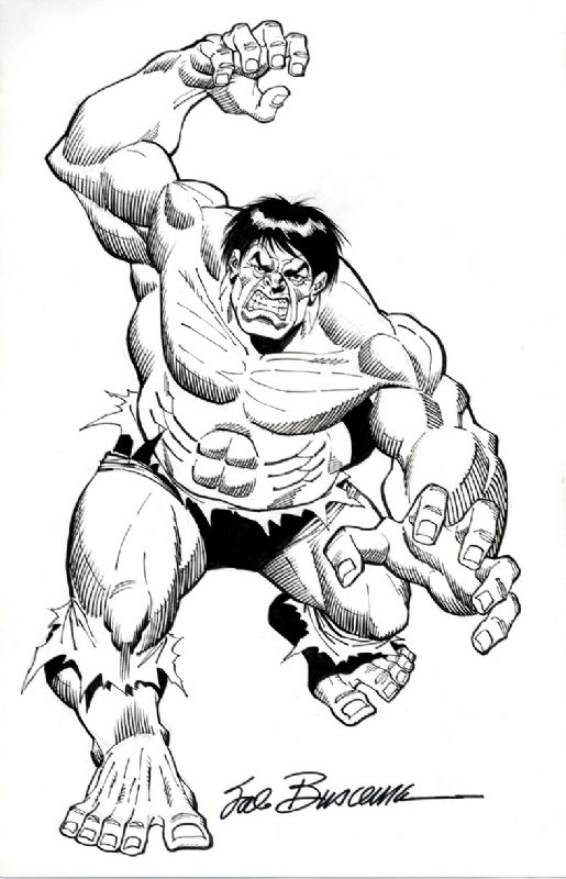 Hulk by Sal Buscema, in Bernd Philipp's BerndsGallery Comic Art Gallery ...