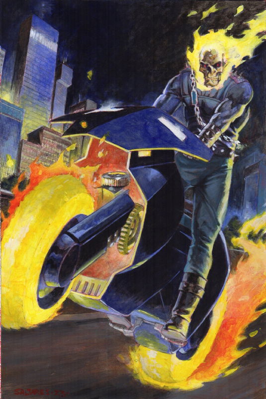 Ghost Rider- Danny Ketch By Javier Saltares, In Bernd Philipp's ...