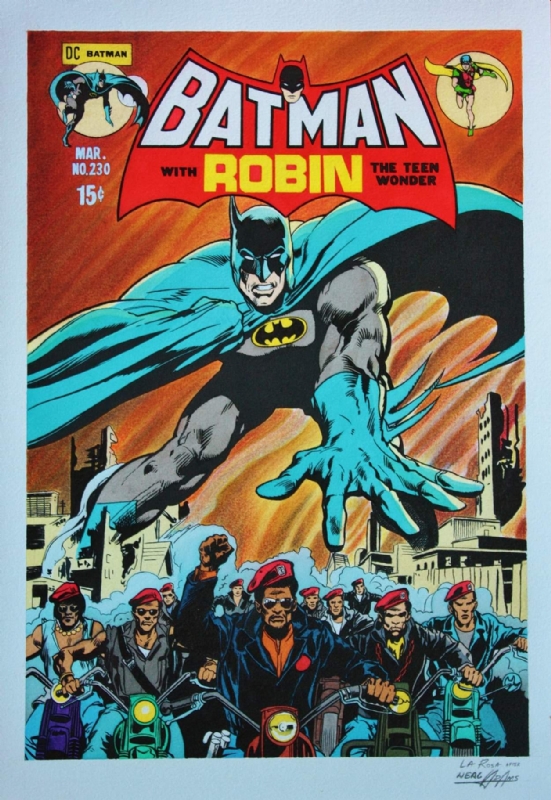 Batman 230 Cover Recreation by Angelo La Rosa after Neal Adams, in Bernd  Philipp's BerndsGallery Comic Art Gallery Room