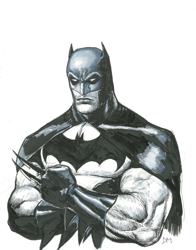 Doug Mahnke Batman, in Kyle Blackwell's Kyle's Art Gallery Comic Art  Gallery Room