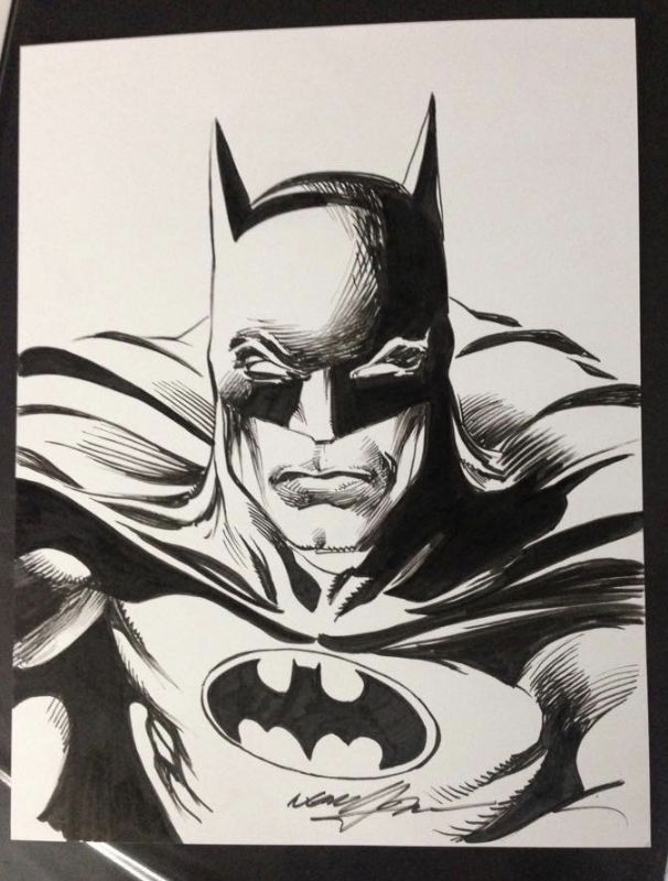 Batman, in Douglas Elliott's Commissions Comic Art Gallery Room