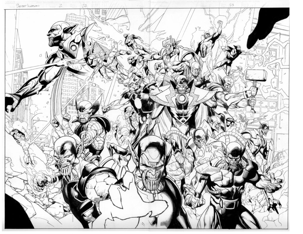 secret invasion 2 pgs 22 and 23, in mark morales's secret invasion ...