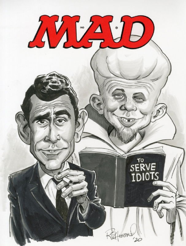 Rod Serling Twilight Zone Mock Mad Cover Caricature By Tom Richmond In Legacy Of Chaoss 5054