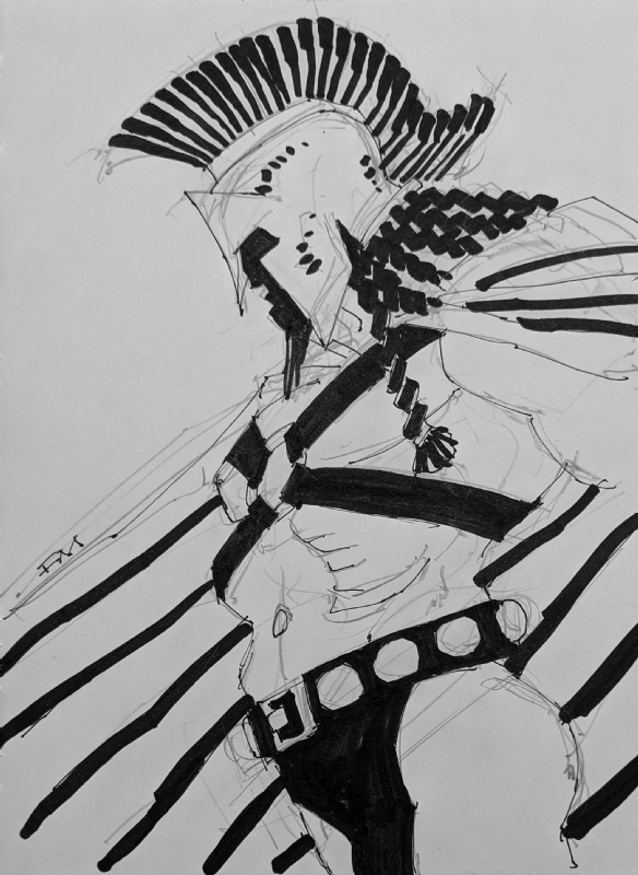 Leonidas 300 by Frank Miller Comic Art