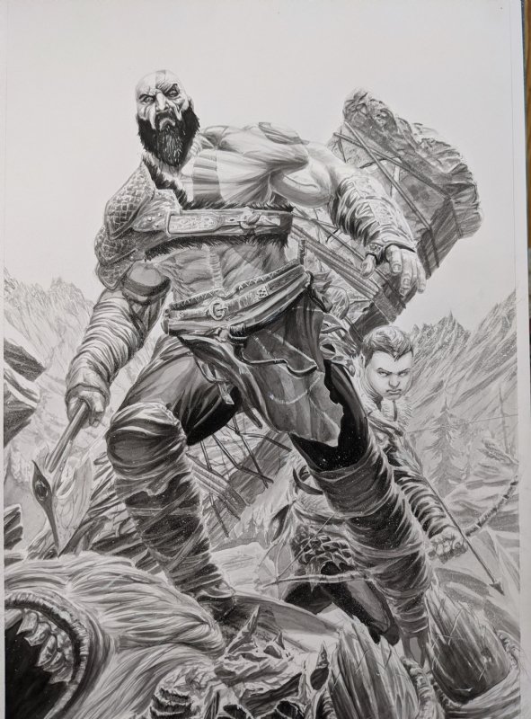 God of war Drawing by Davor Sintic - Fine Art America
