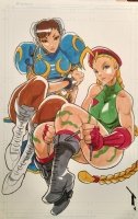 Cammy and Chun Li Street Fighter Alpha 3 by Edwin Huang, in legacy