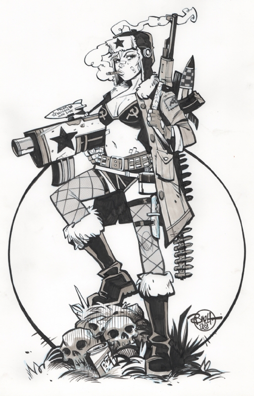 Tank Girl by Brett Parson Comic Art