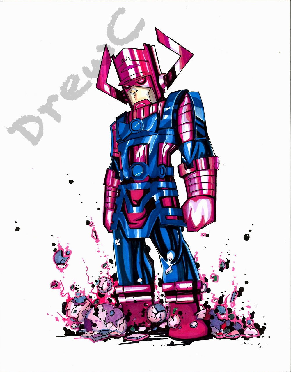 Chris Uminga - Galactus, in Drew C's Personal Collection - NOT for sale ...