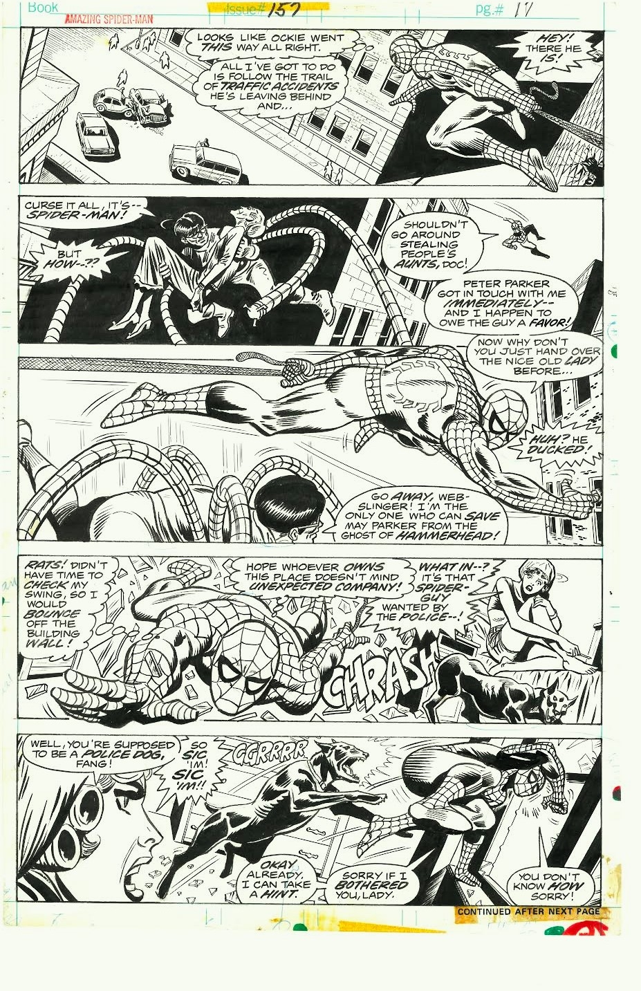 Amazing Spider-man 157 Ross Andru (pencils) Mike Esposito (inks) 1963 Comic Art
