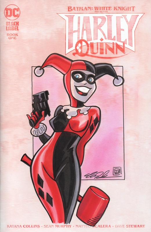 Harley Quinn Sketch Cover, in Tim Shinn's Tim Shinn Sketch Covers Comic ...