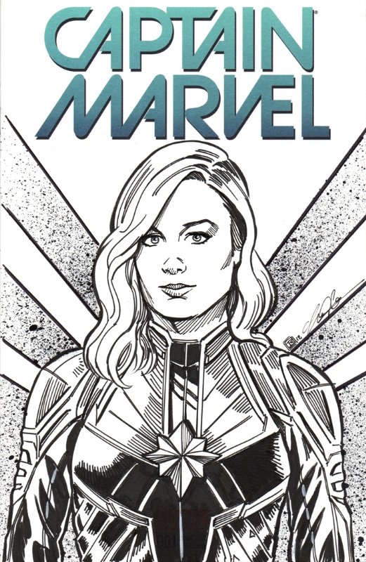 How to Draw CAPTAIN MARVEL 2019 Movie Drawing Tutorial  Draw it Too