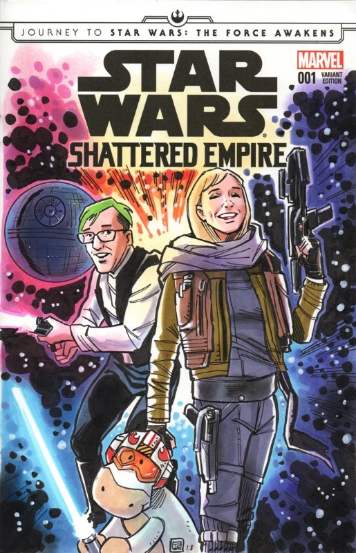 Star Wars Sketch Cover, in Tim Shinn's Tim Shinn Sketch Covers Comic ...