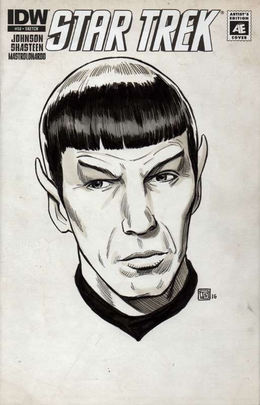 Learn How to Draw Spock from Star Trek (Star Trek) Step by Step : Drawing  Tutorials