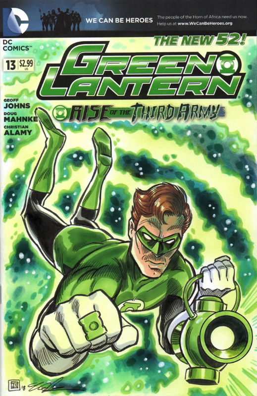 Green Lantern Sketch Cover In Tim Shinns Tim Shinn Sketch Covers Comic Art Gallery Room 