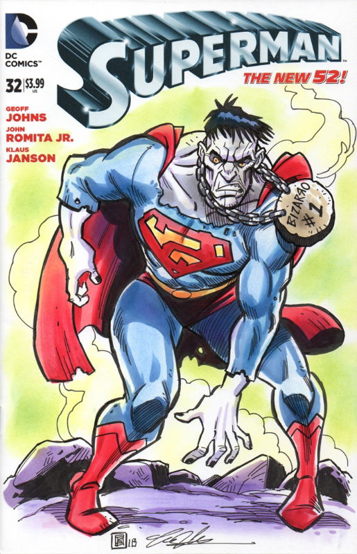 Bizarro Sketch Cover In Tim Shinns Tim Shinn Sketch Covers Comic Art Gallery Room 