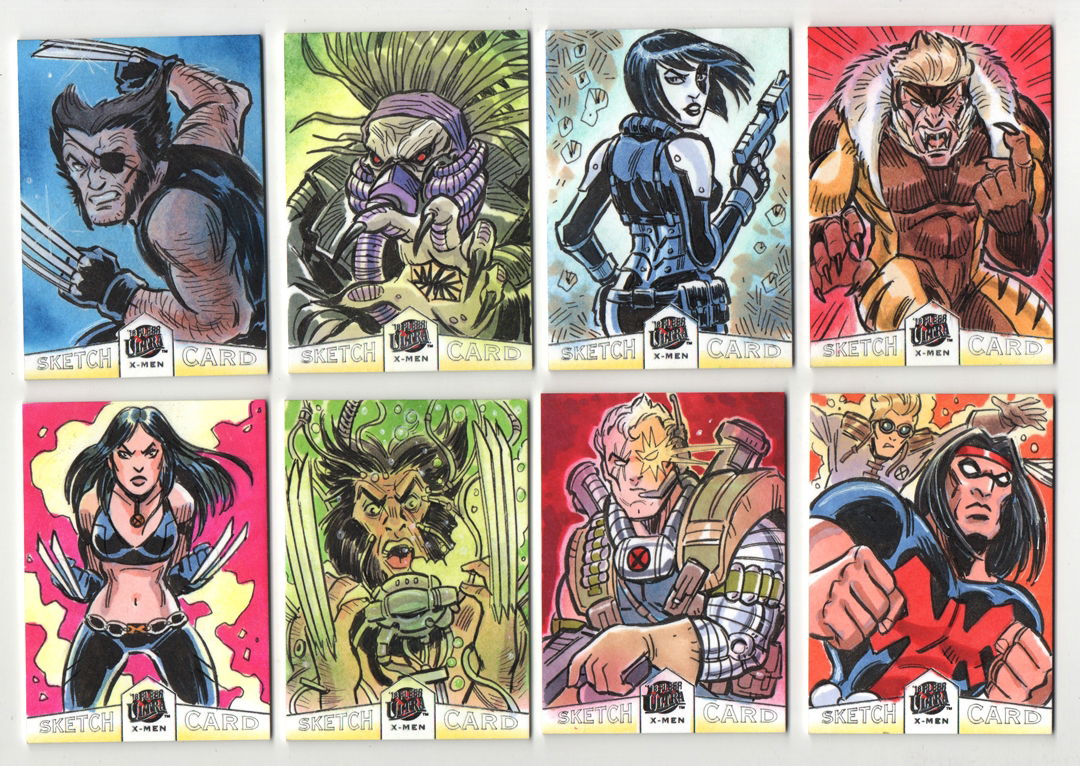 2018 Fleer Ultra X Men Sketch Cards In Tim Shinns Tim Shinn Sketch