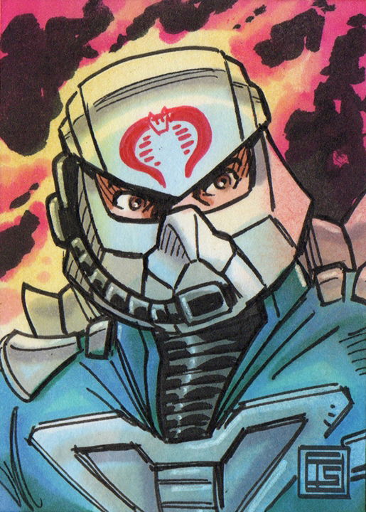 G.I. Joe Cobra Commander Sketch Card, in Tim Shinn's Tim Shinn Sketch ...