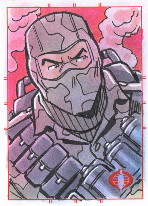 G.I. Joe Cobra Firefly Sketch Card, in Tim Shinn's Tim Shinn Sketch ...