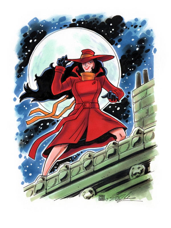 Carmen Sandiego Commission In Tim Shinns Tim Shinn Commissions Comic Art Gallery Room 