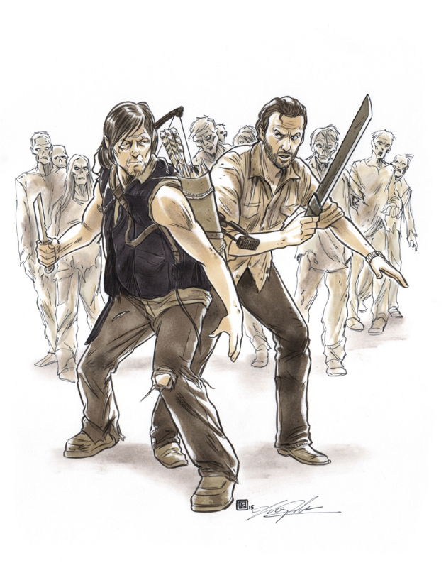 Walking Dead Commission, in Tim Shinn's Tim Shinn Commissions Comic Art ...