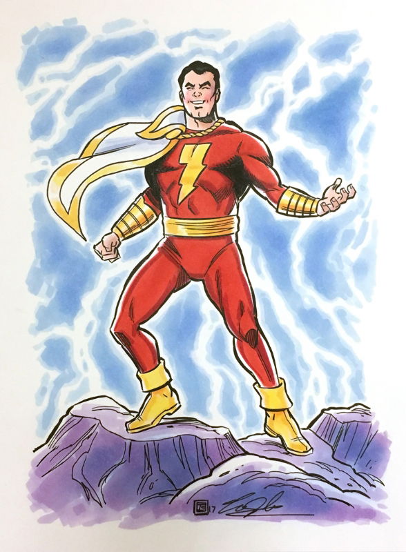 Captain Marvel Commission In Tim Shinns Tim Shinn Commissions Comic 