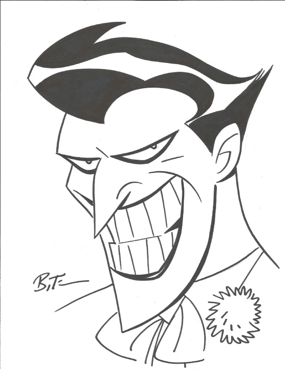 TAS Joker by Bruce Timm (2016), in Brenton Cheng's Sketches and Sketch ...