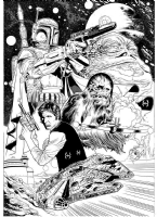 Han Solo/Boba Fett Star Wars Collage (unknown year) Comic Art