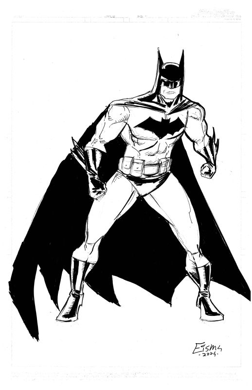 Joe Eisma Batman, in Clif Overton's Batman Comic Art Gallery Room