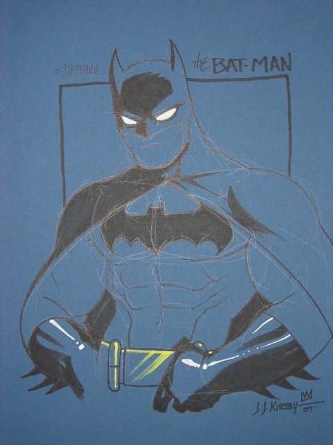 Batman by JJ Kirby, in Stephanie Chau's Wondercon 2007 Comic Art Gallery  Room