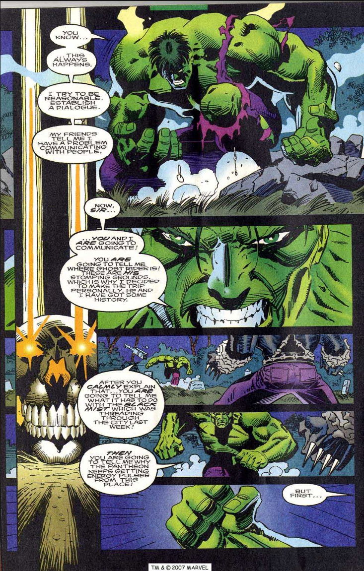 Ghost Rider #49 pg. 12 (1994) - Hulk, Vengeance , in James S's Other ...